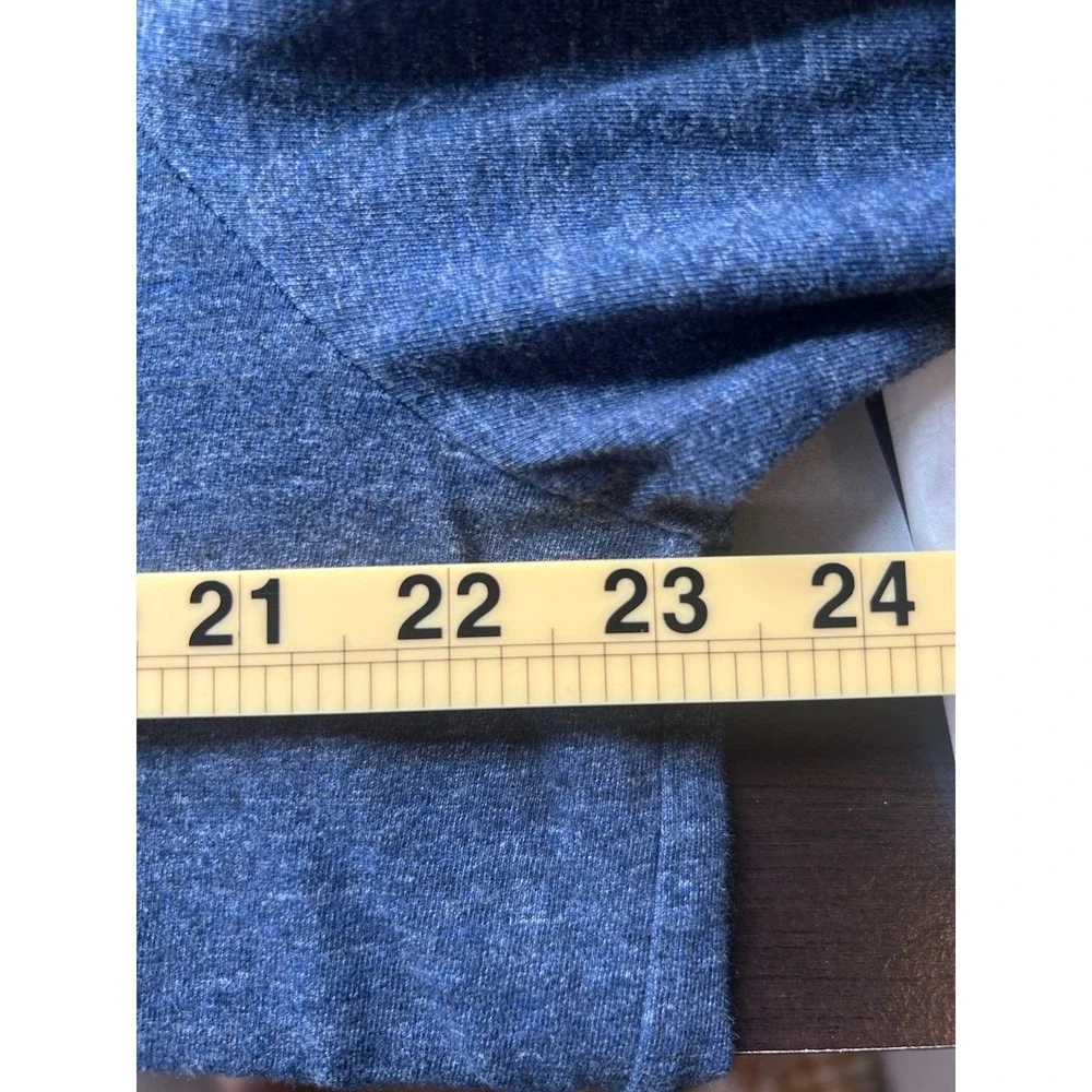 Polo Ralph Lauren Men's Regular Fit Crew Neck Long Sleeve Pocket Tee - Blue XL